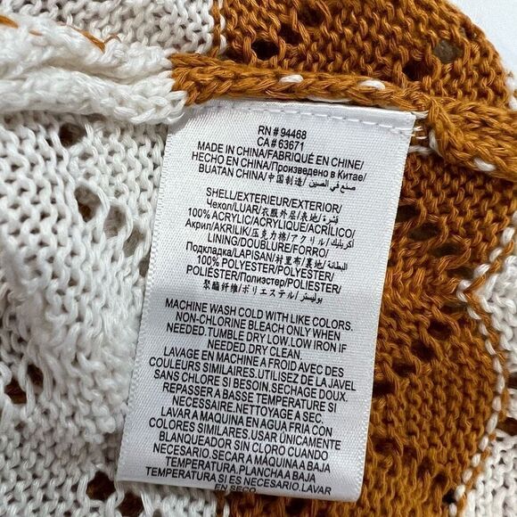 Revolve BCBGENERATION Sweater Halter Dress in‎ Ivory & Caramel Spice XS Women’s - Picture 11 of 11